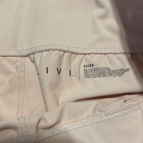 Livi Active Pink Capri Leggings 22/24 - Picture 3 of 4